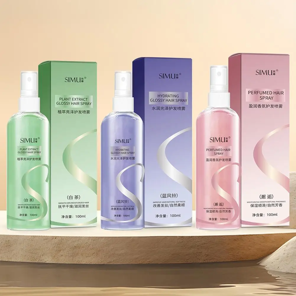 عطرة العناية بالشعر رذاذ الزيوت العطرية طويلة الأمد ترك في ضوء لينة النباتات الطبيعية رذاذ الزيت العطري للجاف المجعد Ha F5Q4