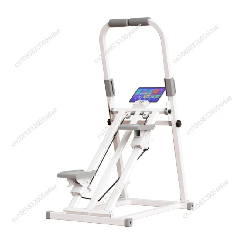 Home Fitness Climbing Machine Stepper With Handrails Mountaineering Simulator For Small Space Indoor Cardio Workout Training