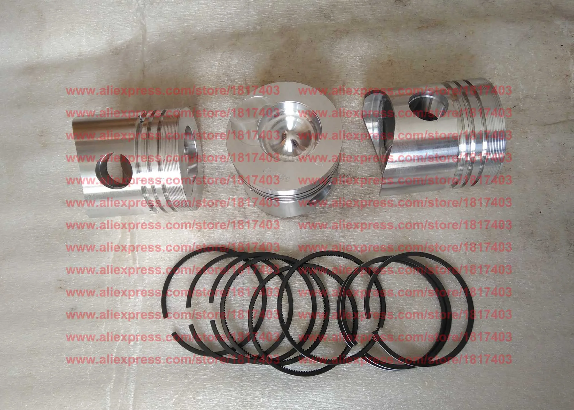 LL380B, Piston + Piston ring, Laidong KAMA LL380B engine parts