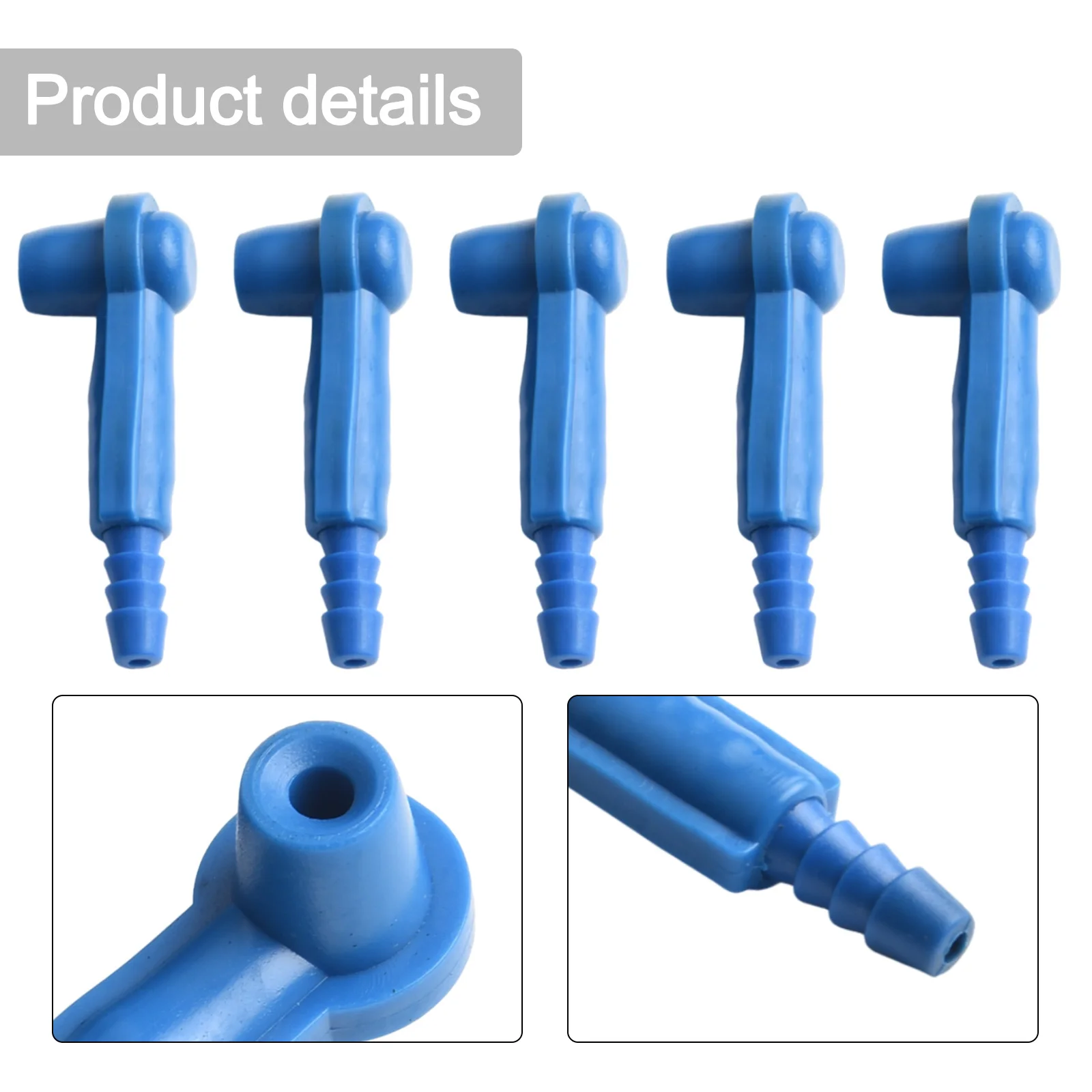 Connector Exchange Tool 5PCS 5x Car Brake Oil Replacement Tool For Vehicle Truck Oil Bleeder Pump Exchange Air