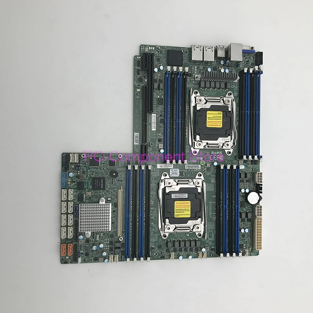 Imagem -02 - Placa-mãe para Supermicro Dual Server X10drw-i C612 2011 E52600 16 Dimms 2400mhz Ddr4 Wio