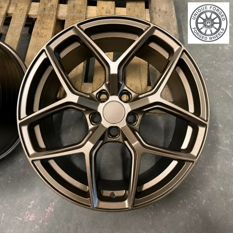 26 Style Customized Transparent Red One‑piece Forged Alloy Rim Passenger Car Wheels For BMW
