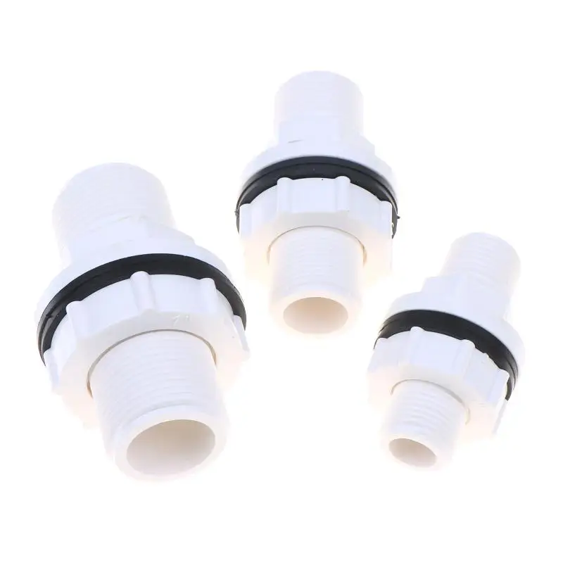 Garden Water PVC Outer Wire Pipe Connector For Water Tank Water Tower Oil Tank Water Bucket Fish Tank Interface