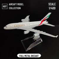 1:400 Scale Metal Aircraft Replica Emirates Airlines A380 B777 Airplane Diecast Model Aviation Plane Collectible Toys for Boys