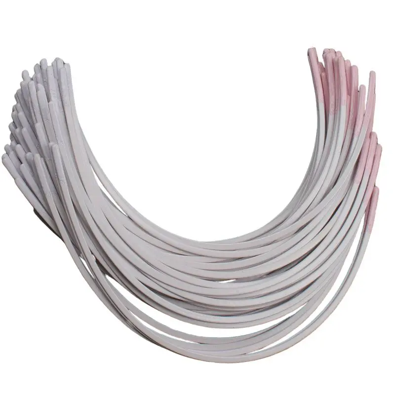 12 Pairs Coated Bra Underwire Replacement Stainless Steel Making Supplies