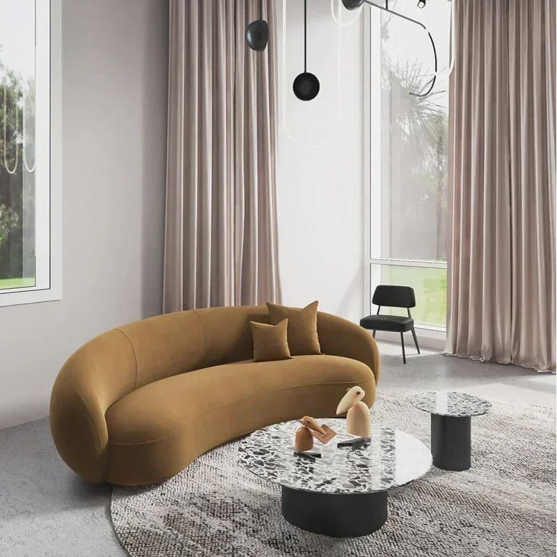 Modern White Fabric Sectional Sofa with Chaise Unique Design Couch Set Living Room Furniture L-Shaped Arrangement