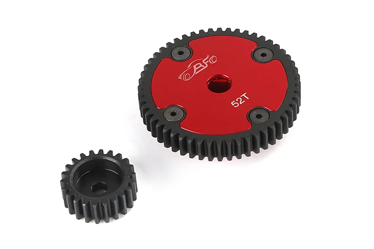 54T-20T 52T-22T 50T-24T เกียร์ส่งกำลังเหล็กชุดสำหรับ ROFUN HPI BAJA 5B 5T 5SC