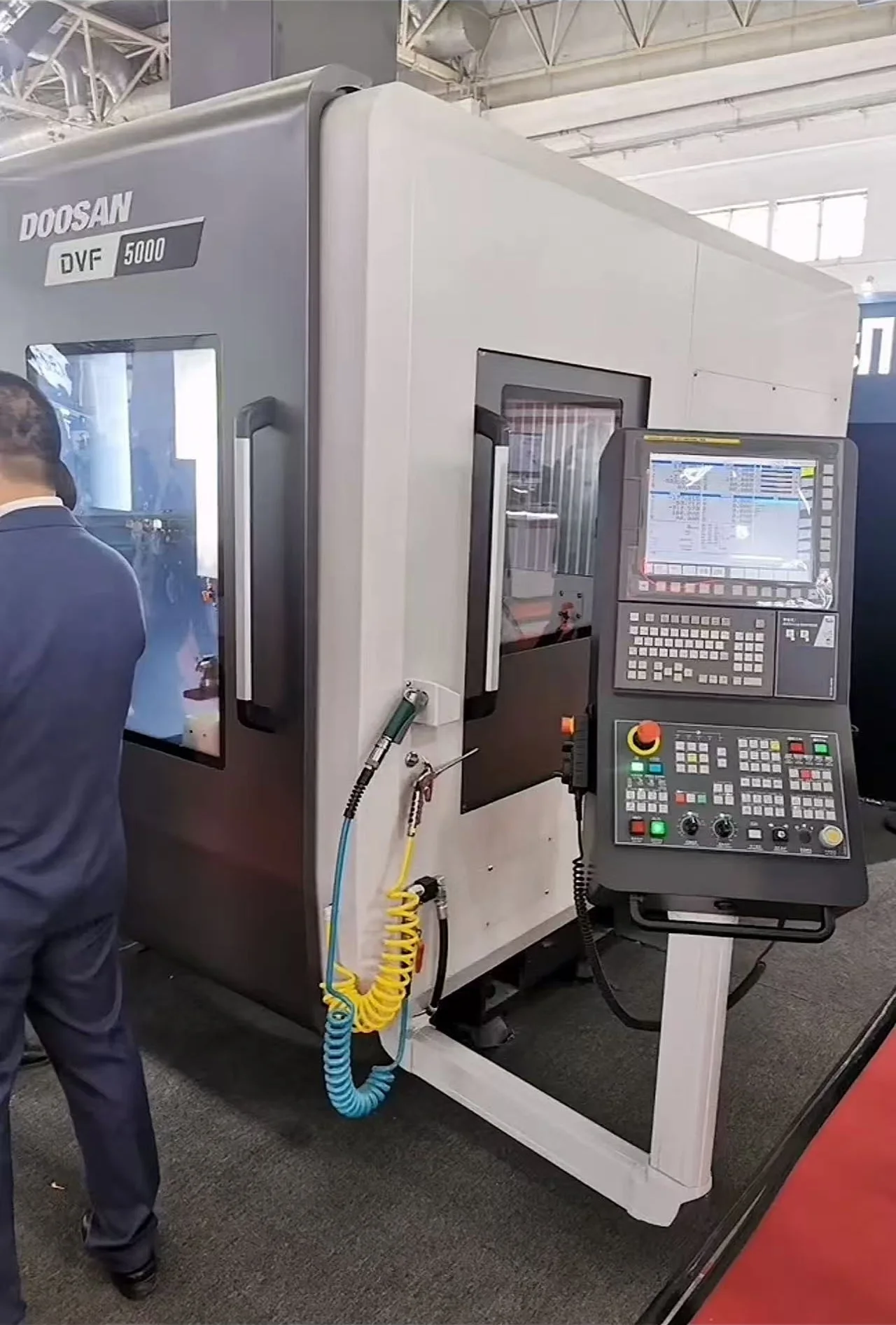 Compact HMI Support Arm System, Light Duty Aluminum Control Box Bracket for Small CNC Machine, JDF 5065 Adjustable Monitor Mount