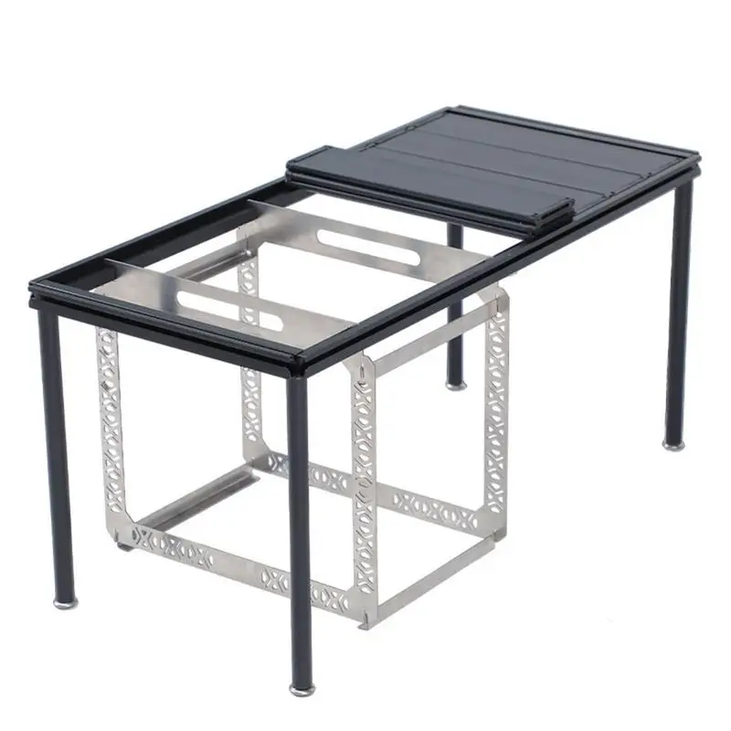 Camping Table Drain Basket Hanger Practical Removable Table Storage Racks Multi-Functional Stainless Steel Camping Table Hanger