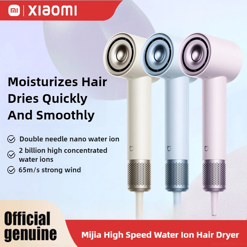 

New 2025 Xiaomi Mijia High-Speed ​​Water Ion Hair Dryer 1 Minute Quick Dry Hair Intelligent Temperature Control Low Noise