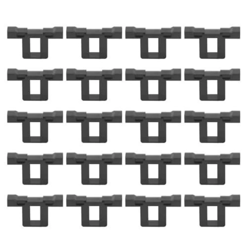 20pcs 30/35/40mm Solar Panel Water Drainage Clips Photovoltaic Panel Water Drained Away Clip Water Dust Remove Stagnant