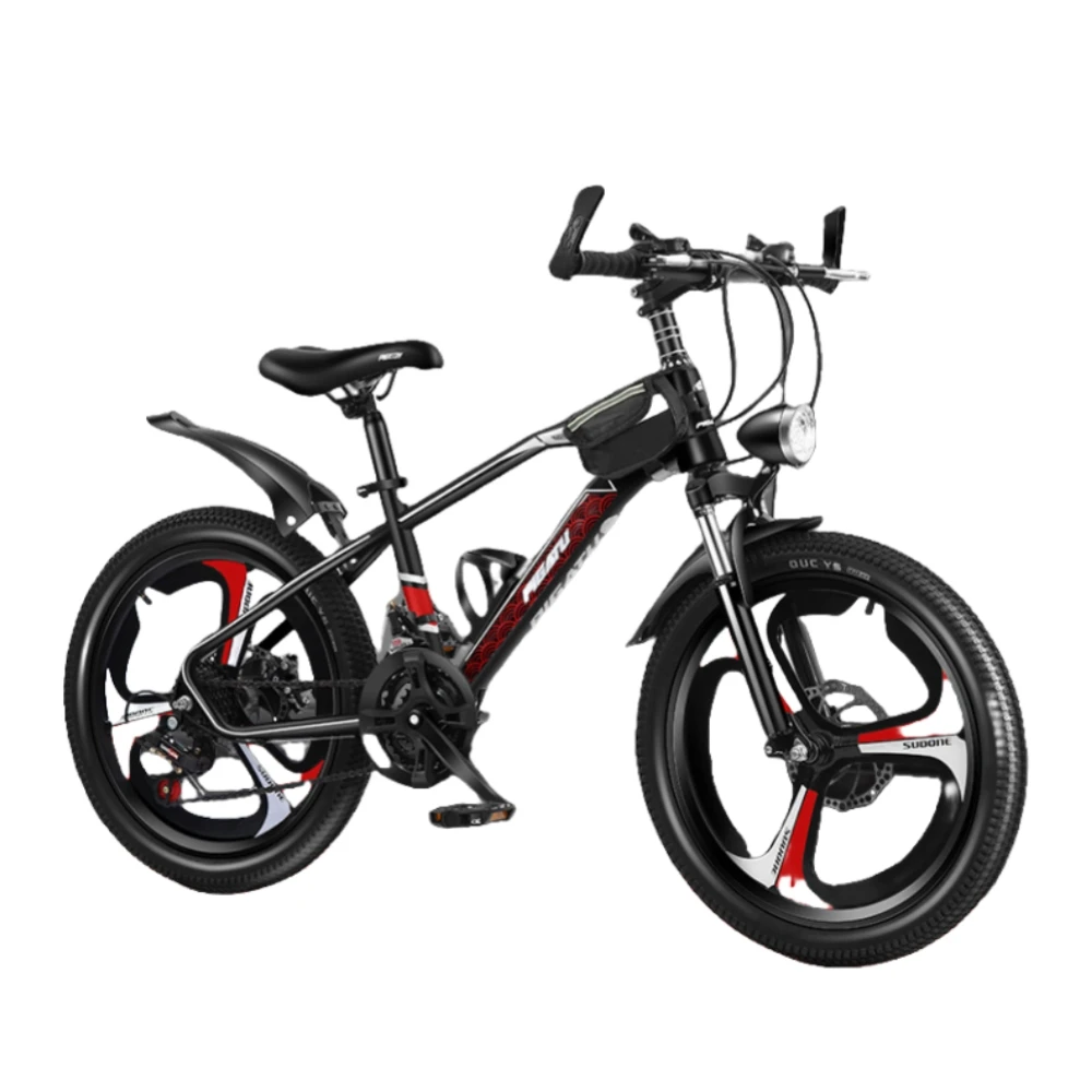 Kids' 21-Speed All Terrain MTB Durable Mountain Bike in 18