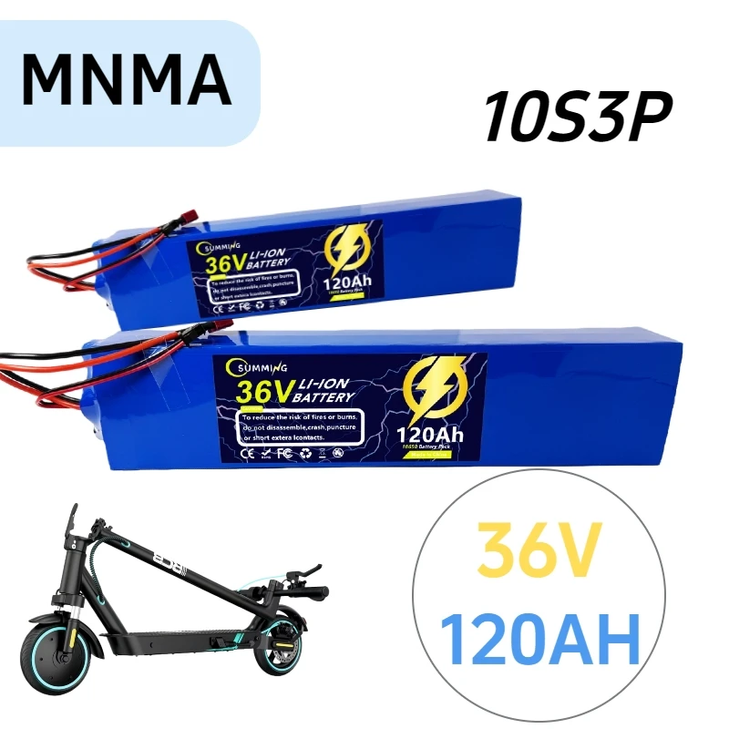 

Premium 10S3P 36V Rechargeable Lithium Battery Pack - 7.8Ah 10.5Ah Battery with BMS for 1000W Modified Scooter