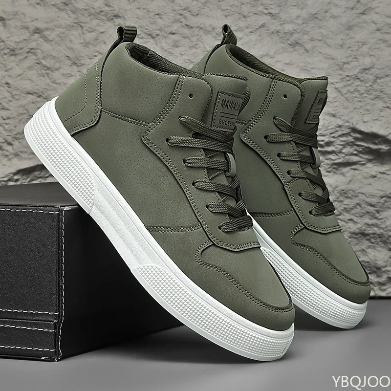 Primavera Verano nuevos zapatos de plataforma minimalistas para hombres zapatillas de deporte versátiles de moda para hombres zapatos deportivos cómodos casuales