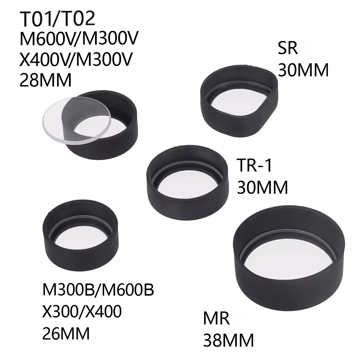 

AD Custom RubberLens Guard SRO MRO 26/28/30mm светодиодный Защитная пленка для TR1 M300 M600U X300 аксессуары для охотничьего освещения