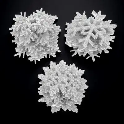 

30Pcs Snowflake Iron on Embroidered Applique Patches Winter Christmas Sew on Fabric Badges Perfect for Clothing Jackets Hats