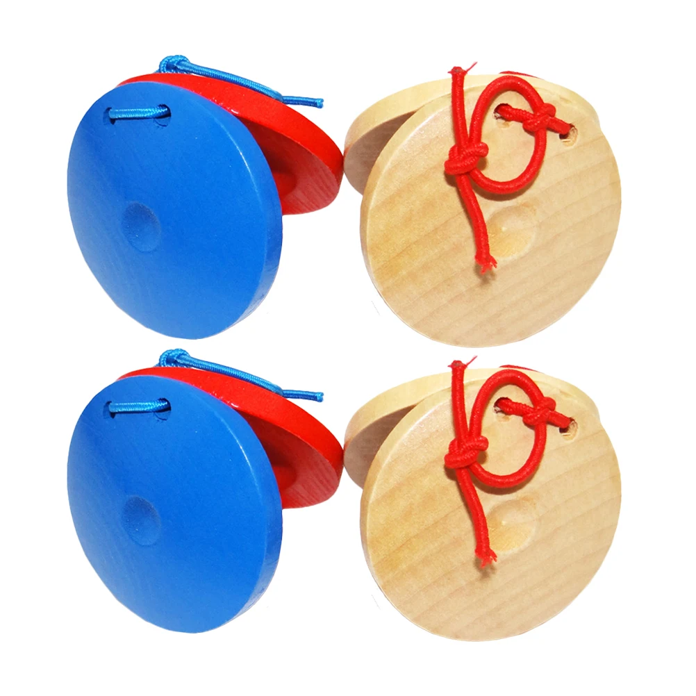 

4 Pcs Kids Percussion Toys Music Education Instruments Clapping Puzzle Safe Material Intellectual Development Musical Talent