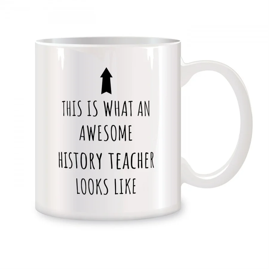 

This is What An Awesome History Teacher Looks Like Mugs For Men Women Graduation Novelty Coffee Ceramic Tea Cups White 11 oz