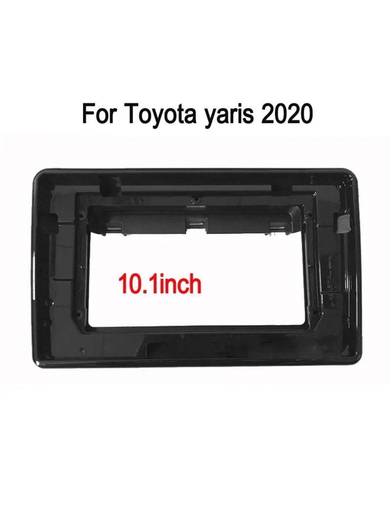 10.1 inch 2din car radio dashboard For Toyota vios yaris 2020 2021 2022 stereo panel mounting car panel dual Din DVD frame