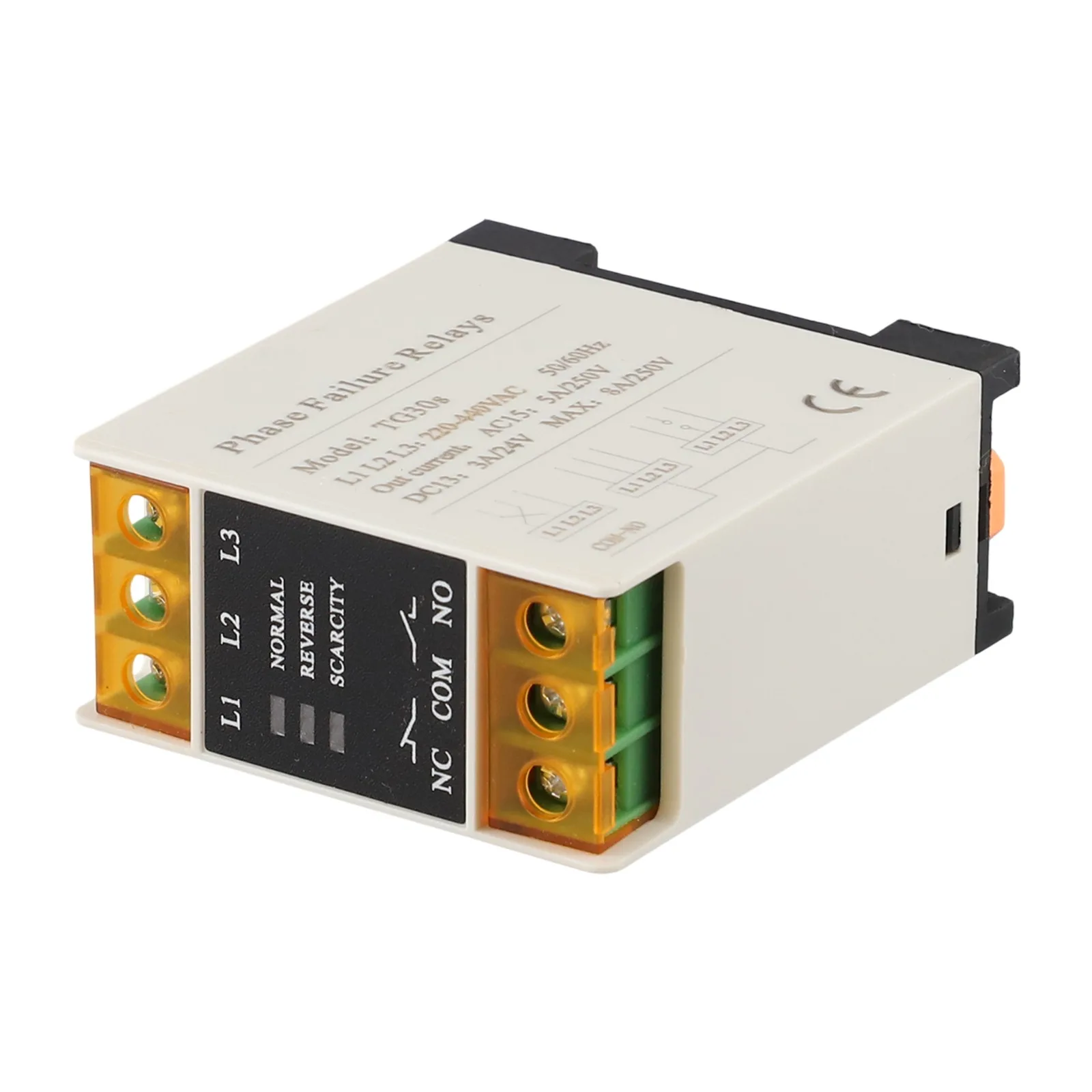 Phase Sequences Protector With LED Indicator Light For Mechanical Elevator Equipment TG30/30S Phase Loss 380V AC Voltage Relay image 5