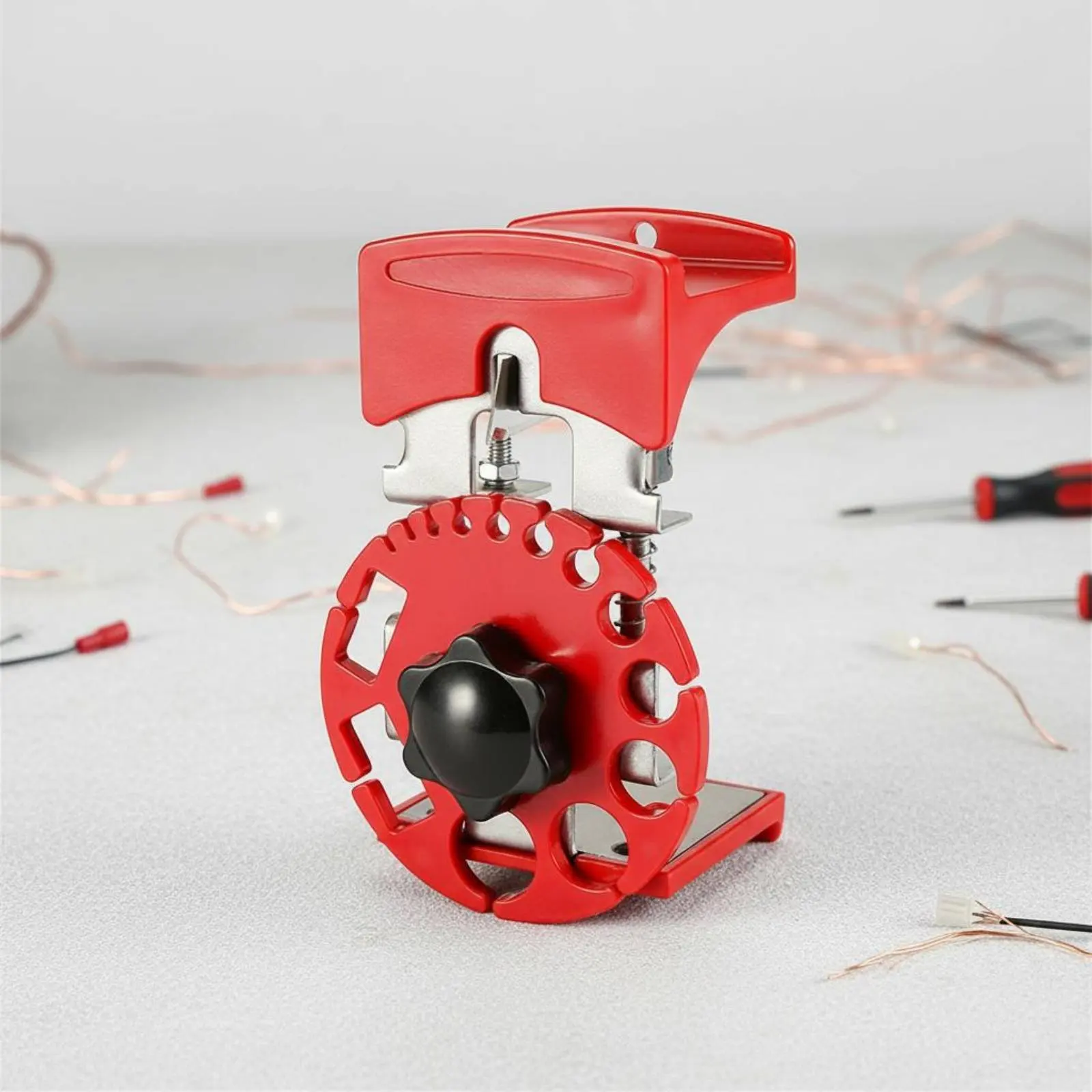 Picture 6: Adjustable Copper Wire Stripper Lightweight Handheld Wire Stripper Compact Replaceable Blades for Electricians