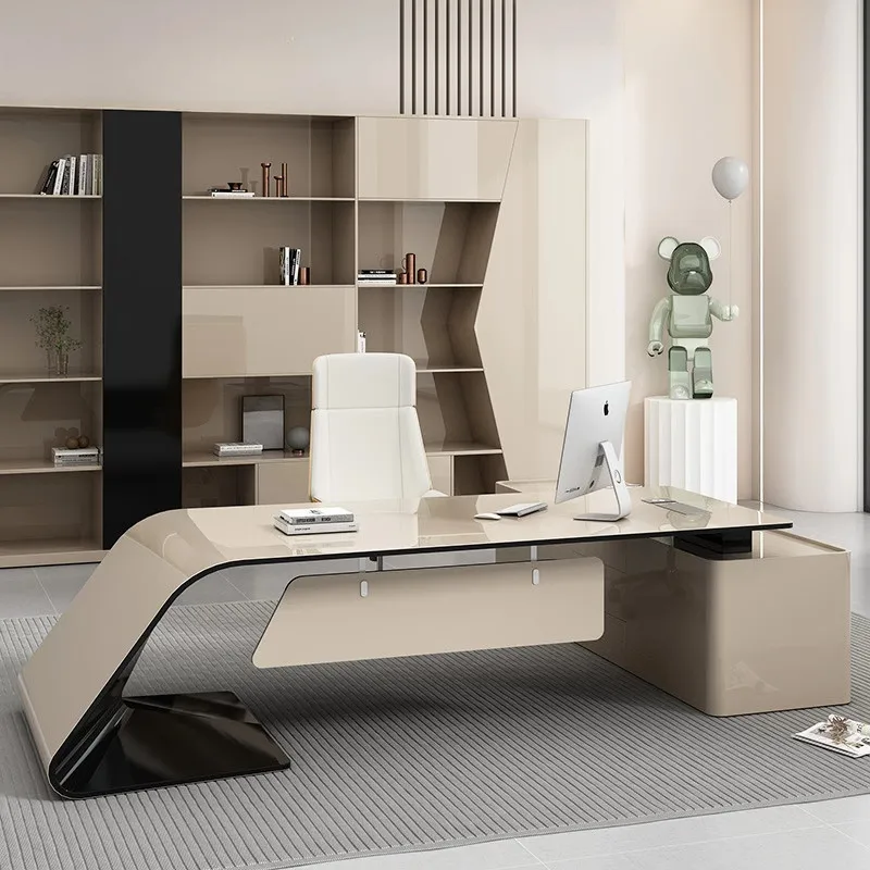Modern Executive Office Desk Luxury Organizers Crafts Design Nordic Office Desk Aesthetic Minimalist Ufficio Trendy Furniture