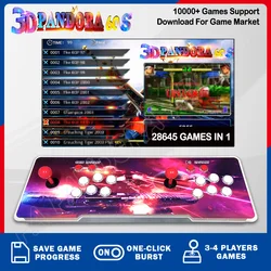 Pandora 60S box arcade console 28645 Jogos em 1 3D multijogador Joystick 720P HD Saída TV Jogos Armário Retro