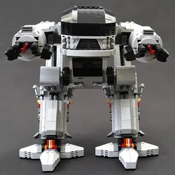 Largger UCS scale ED-209 Robot from RoboCop Action Figure Building Block Model Kit MOC Mechanical Police Bricks Toy Kid Gift