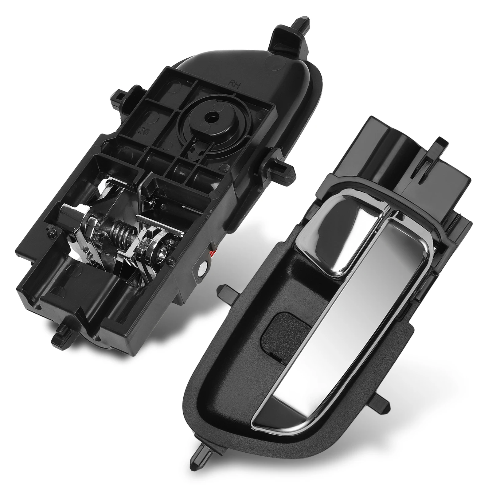 

1 Pair Chrome Inside Interior Door Handle 82620-1J000 82610-1J000 for HYUNDAI I20 2008-2015 826201J000