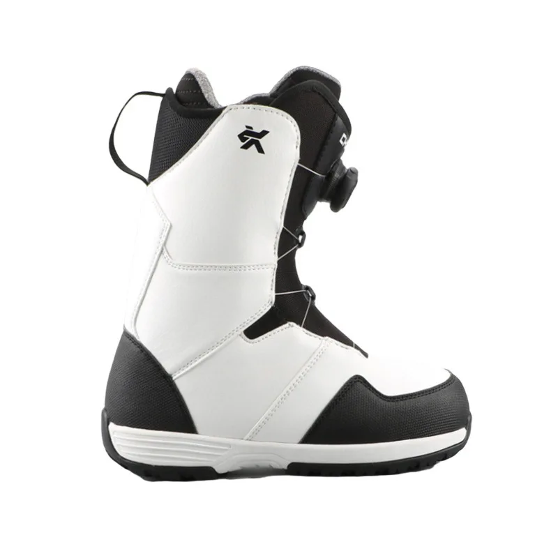 Chaussures de snowboard chaudes pour adultes, chaussures de ski à usure rapide, équipement de ski anti-ski, modèles de structure en fil BOA, hommes