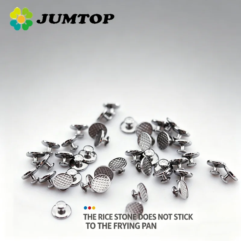 

JUMTOP 100Pcs Dental Orthodontic Round Monoblock Bondable Metal Lingual Button