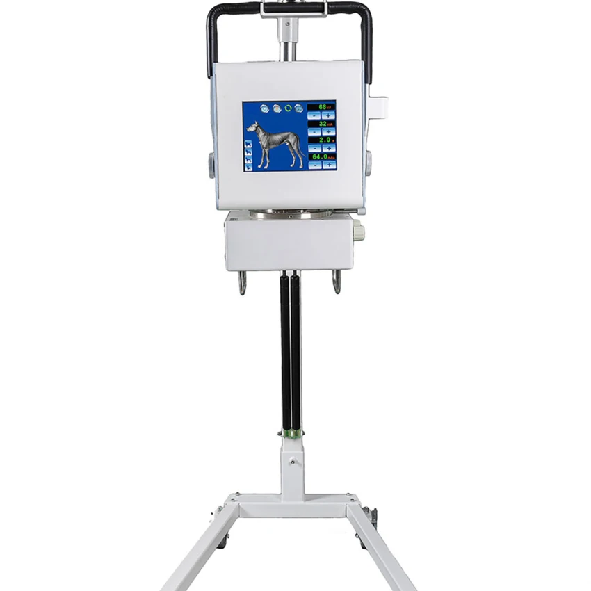 High frequency portable vet x-ray machine with 8 inch 10 Inch LCD touch screen