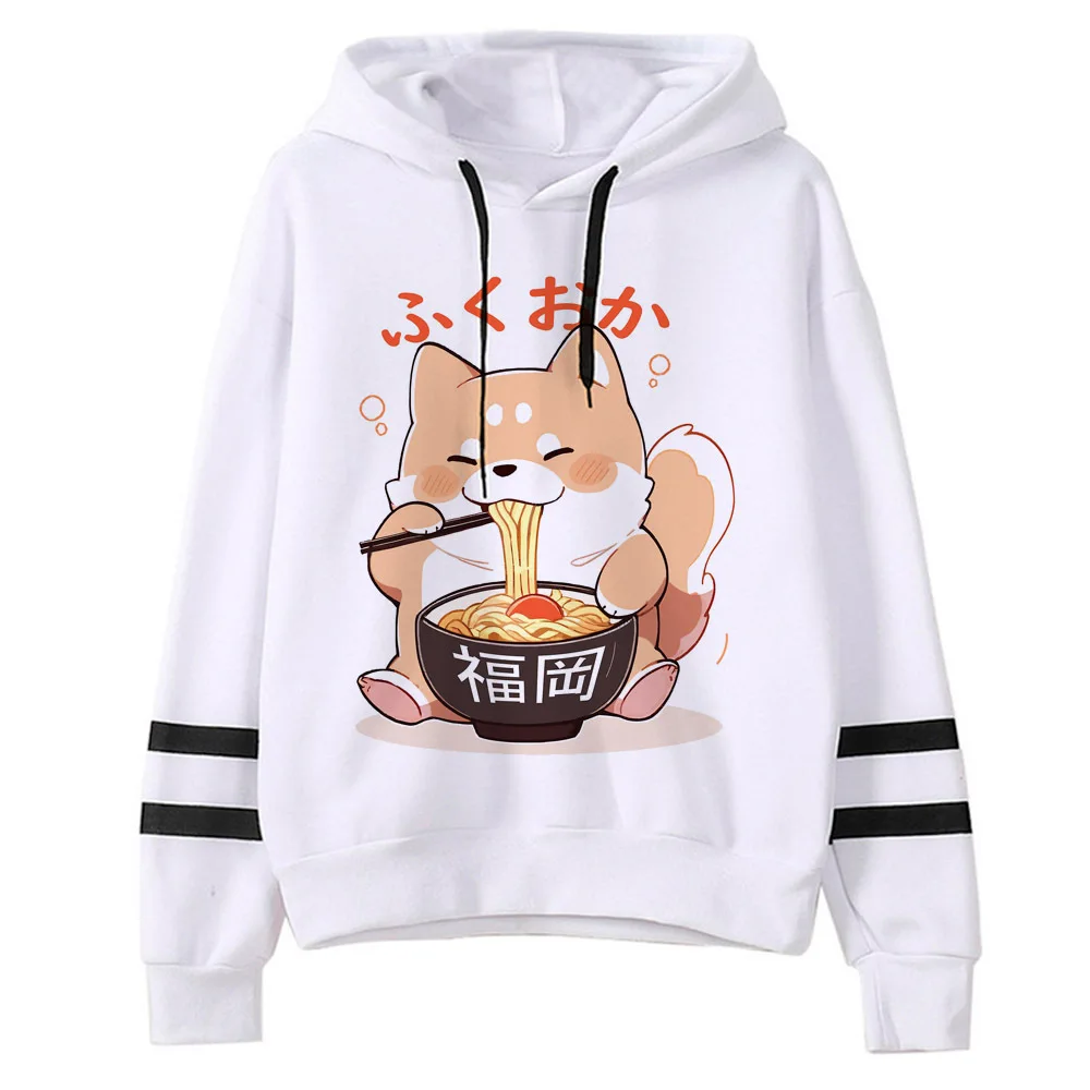 Shiba Inu hoodie athleisure patterned soft fabric kawaii harajuku girl hoddie sweatshirts athleisure youthful Japanese patterned