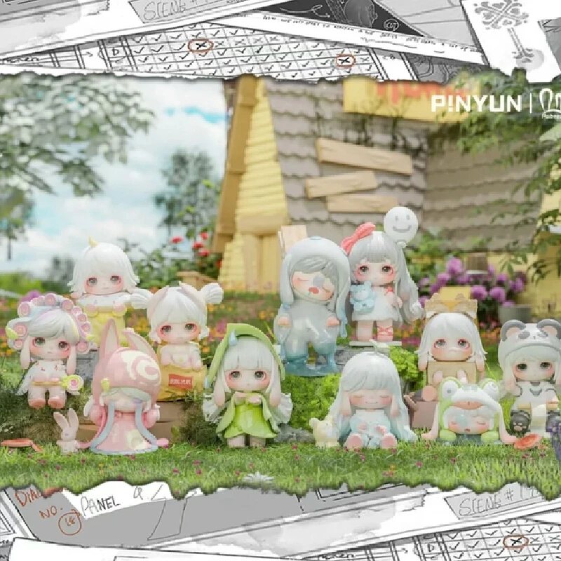 In stock Genuine Rabeea I'm Not A Weird Kid Series Blind Box Cute Girls Anime Figure Desktop Model Toys Trendy Halloween Gift