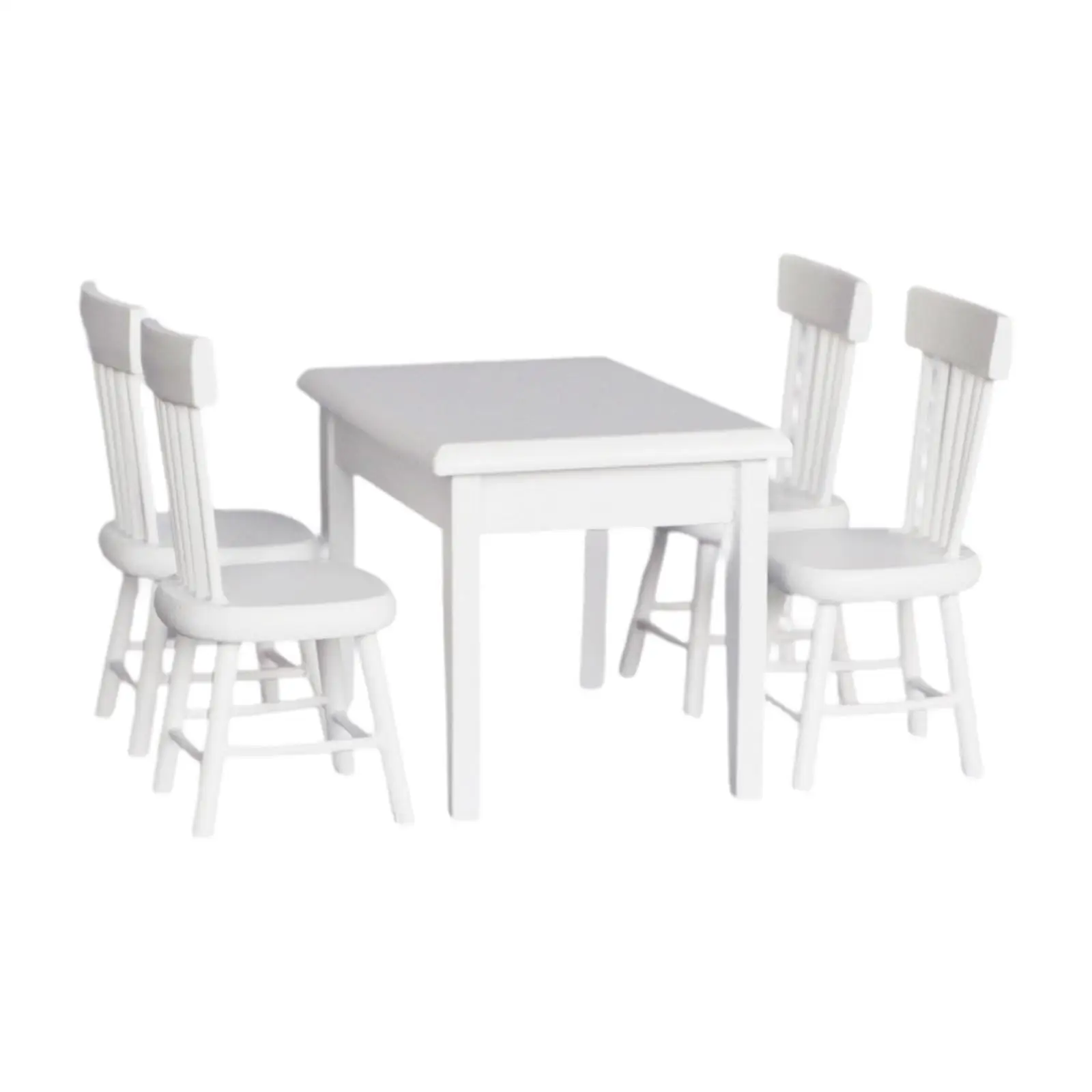 Ensemble de Table et chaises pour maison de poupée, cadeau d'anniversaire, accessoires de jeu de simulation pour aménagement de projets de bricolage, Micro paysage, Table de sable de jardin féerique, 1/12