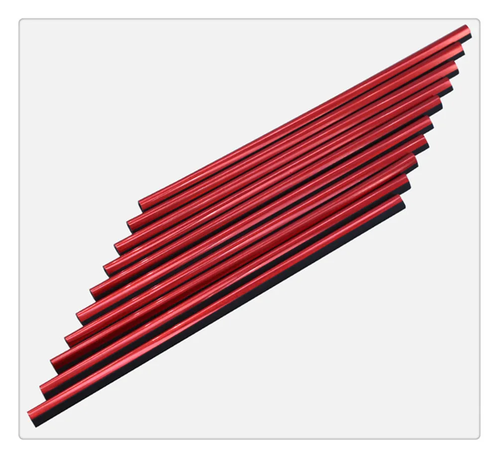 10pcs car styling air outlet trim strips parts for Fiat 500C Freemont Doblo 695 FCC4 500e Viaggio Strada