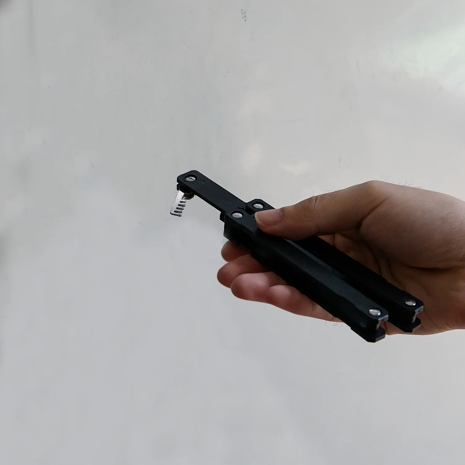 New Portable Lock-Picking Tool - Durable Stainless Steel Material - Multiple Ways To Pick Locks - Compact And Foldable Pickaxe