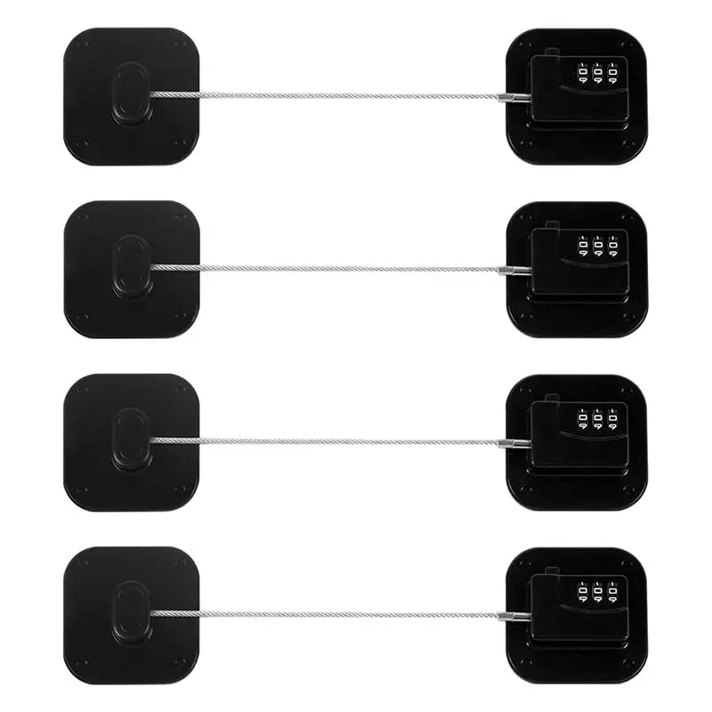 

ABZZ-Refrigerator Lock, Combination Lock For Refrigerator Cabinets, Drawers, Heavy Duty Fridge Lock, Safety Lock