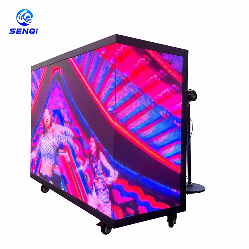 P2.5 Energy Saving High Resolution LED DJ Booth Portable Mobile Bar Live Performance Screen