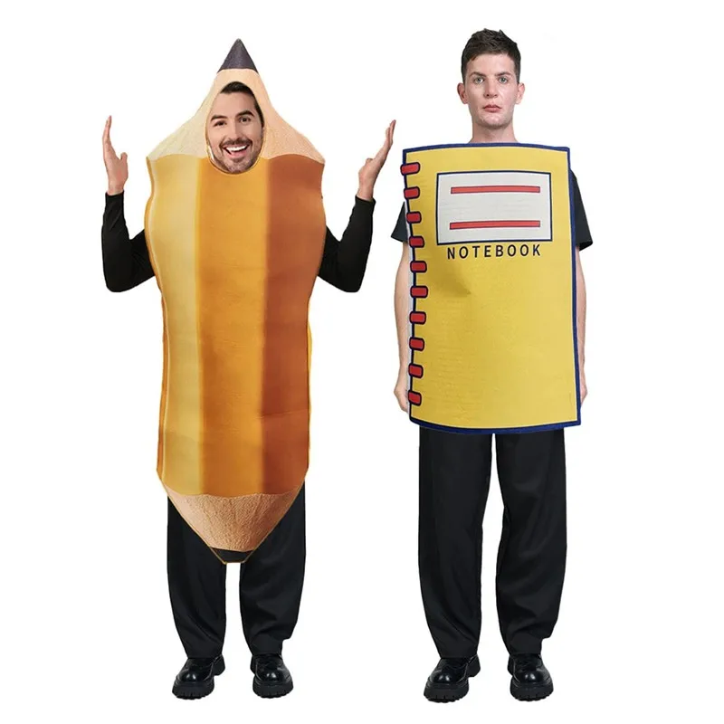 

Halloween Funny Party Supplies Pencils Crayons Notebook Jokes Stage Performance Costumes Women's Ethnic Wear Stage Costumes