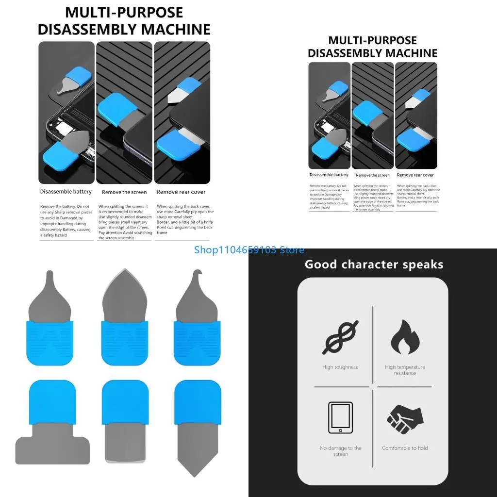 

6pcs Spudger для открытия смартфона для ремонта экрана смартфона.