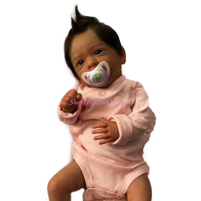 R6FD Baby Baby Dolls Full Body Silicone Girl Real Looking Toddler Toy for Kids