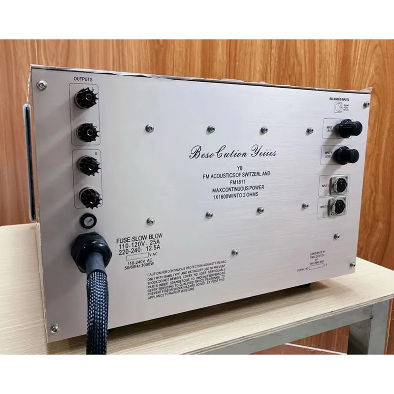 Replica Swiss FM1811 amplifier balanced post HIFI power amplifier 900W 19210 1:1 replica of the original