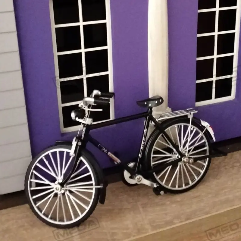 Classic Memories of the 19th Century Dad's Bike Mini Bike BMX Finger Skatebike Toys Metal Bicycle Tabletop Decoration