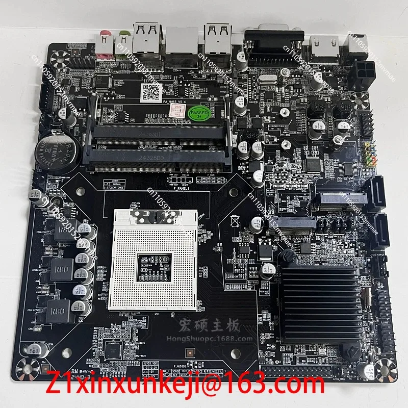ITX industrial control main board HM65 dual memory slot DDR3 mini board PGA988 second and third generation CPU all-in-one main