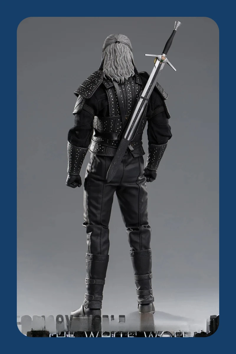 In Stock BUZZTOYS BUZ001 1/6 Scale Male Soldier White Wolf Geralt 12'' Full Set Collectible Action Figure Model for Fans Gifts