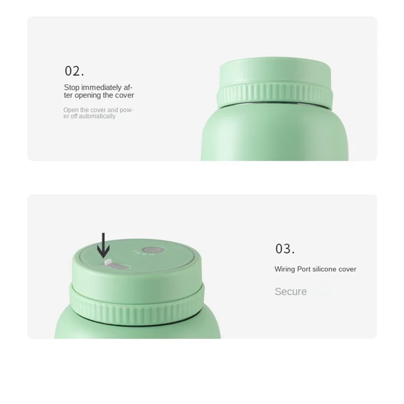 AA96 presse-agrumes Portable mélangeur 1000Ml presse-fruits électrique USB charge citron Orange fruits jus tasse Smoothie