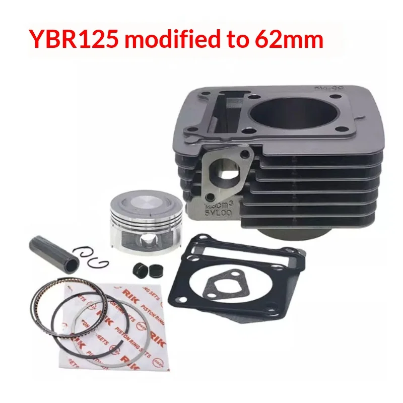 

Комплект цилиндров мотоцикла с диаметром 62 мм для YBR125 XTZ125 YB125Z XT125R XT125X XTZ YBR 125CC до 185CC, модифицированный