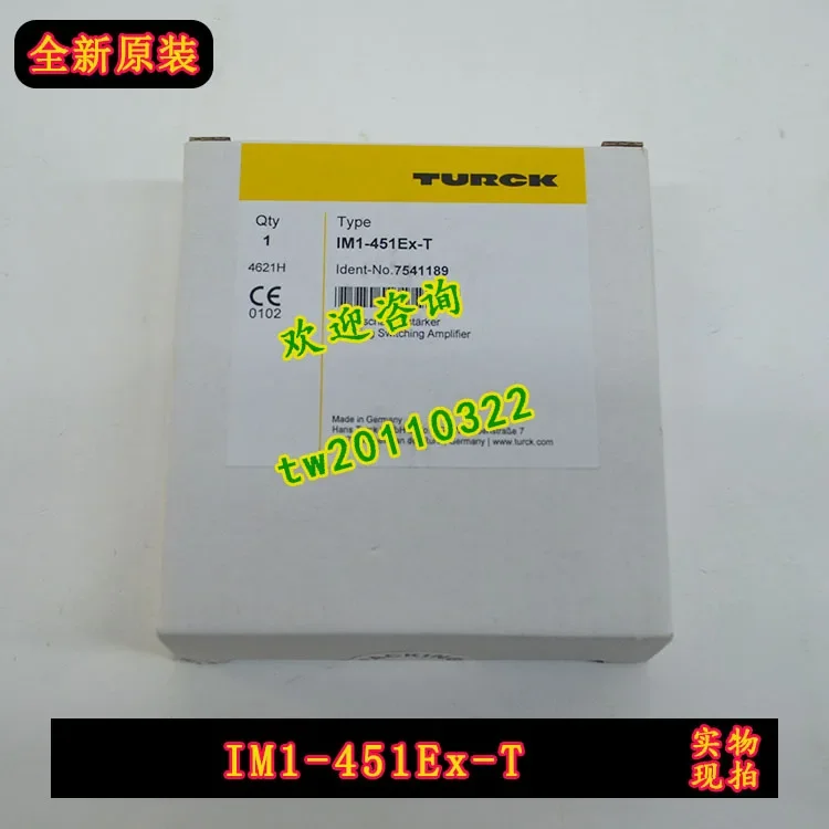 

2025 [Physical Photo] IM1-451Ex-T Turk TURCK Sensor, Original And Genuine, Subject To Negotiation