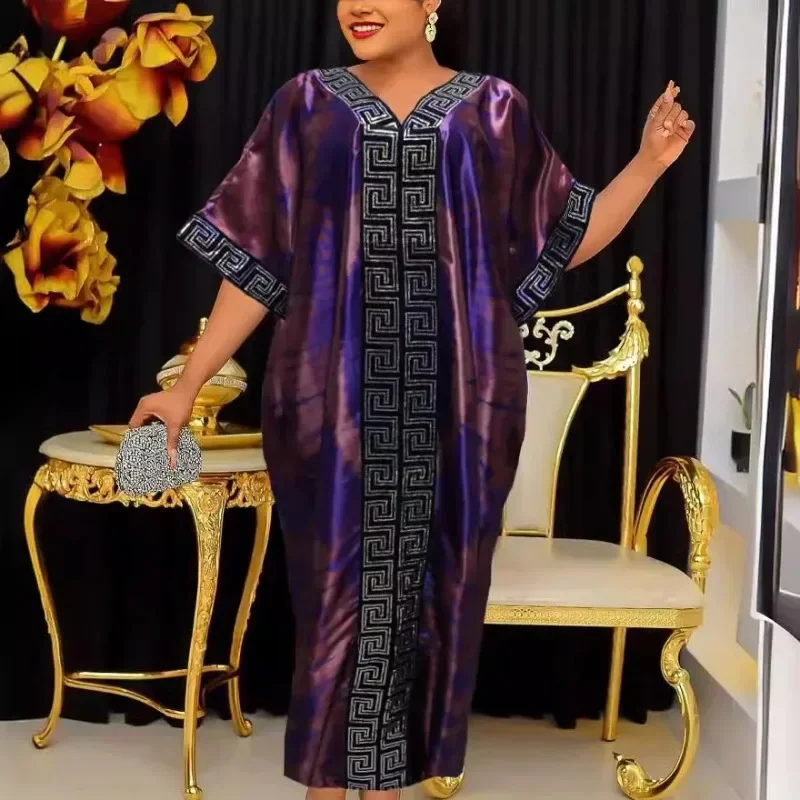 

African Dresses For Women Muslim Fashion Abayas Boubou Dashiki Ankara Outfits Evening Gown Dubai Kaftan Abaya Robe Marocaine
